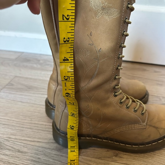 Dr. Martens Festival 11810 Butterfly Tan Leather Boots - Picture 6 of 8